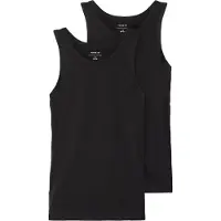 Name it Undertrøye - Noos - NkmTank - 2-pack - Svart - - 4 år (104) - Undertrøye