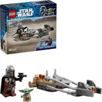 LEGO Mandalorianeren og Grogus speedersykkel 75436