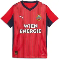 Puma SK Rapid Wien 25/26 Away Jersey Youth, Clothing, Red/Navy, 13-14Y