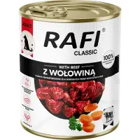 Rafi Økonomipakke Dog Classic 24 x 800 g - Okse