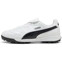Puma KING LIGA TT Football Boots Unisex, Shoes, White/Black, 48