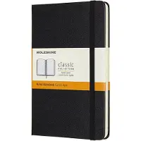 Moleskine Classic, Monokromatisk, Sort, 208 ark, 70 g/m², Linjerte ark, Innbundet (hardcover)