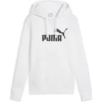Puma ESS No. 1 Logo Hoodie Women, Clothing, White, XS
