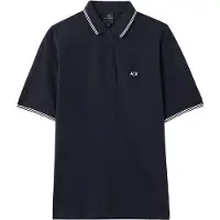 Armani Exchange for man. XM001287AF17321UB101 Navy Piqué Polo (XS), Casual, Cotton, Classic, Short sleeve