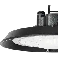 PRIOS LED-spotlight til hallen Maikel, svart, IP65, Highbay