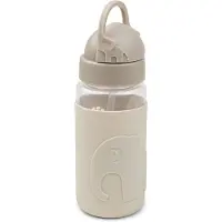 Done by Deer Drikkeflaske m. Sugerør - 350 ml - Elphee - Sand - - OneSize - Drikkeflaske
