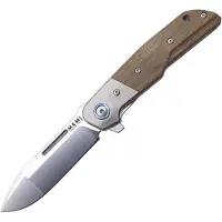 MKM-Maniago Knife Makers Clap Linerlock Green Micarta