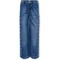 ONLY Jeans - Bred - Denim - KogComet - Medium+ Blue Denim/H - - 10 år (140) - Jeans