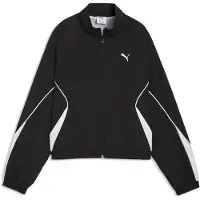 Puma Sport Relaxed Full-Zip Jacket Women, Clothing, Black, XL