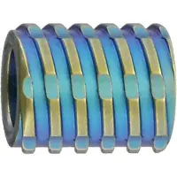We Knife Titanium Bead Blue