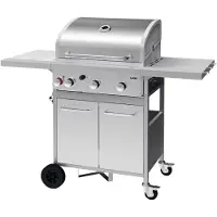 LUND gassgrill 3+1 i støpejern 12,8 kW