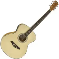Gear4Music Student Elektroakustisk Gitar fra Naturell