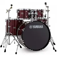 Yamaha Rydeen 20" Drum Kit with Paiste Cymbals & DS550U Drum Throne Burgundy Glitter