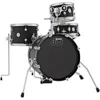 DW Drums DW Design 4pc 16" Mini Pro Shell Pack Satin Black