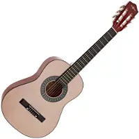 Gear4Music Junior 1/2 Klassisk Gitar Natural fra