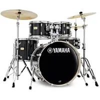 Yamaha Stage Custom 22" 5-dels Shell Pack med Hardware Ravnsvart