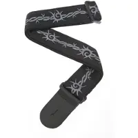 Daddario 50F04 Woven Guitar Strap Barbed Wire