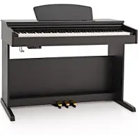 Gear4Music DP-10X Digitalt Piano fra Matt Svart