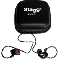 Stagg High-Resolution Sound-Isolating In-Ear Monitors Transparent