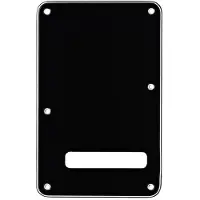 Fender Stratocaster Tremolo Ryggplate i Moderne Stil Svart