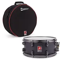 Premier Artist 14" x 6.5" Birch Snare Drum & Soft Case Stealth Black