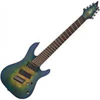 Cort KX508MS-II 8-String Multi-Scale Marina Blue Burst