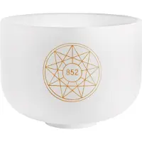 Meinl Solfeggio Crystal Singing Bowl 10" La 852 Hz Note G#4