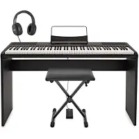 Gear4Music SDP-2 Scenepiano fra + Fullstendig Pakke
