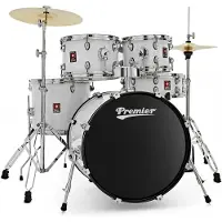 Premier Revolution 20" 5-stk Trommesett Hvit