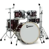 Premier Artist 20" 5pc Fusion Trommesett Cherry Red
