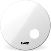 Evans EQ3 Resonant Smooth White Bass Drum Head 18"