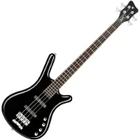 Warwick RockBass Corvette Basic Medium Scale Bass Solid Black High Polish