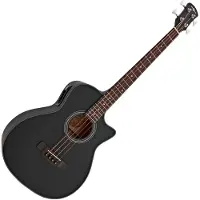 Gear4Music Elektroakustisk Bassgitar fra Svart