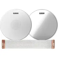 Evans 13" UV1 Reverse Dot Snare Drum Head & Snare Side Hazy 300 Pack