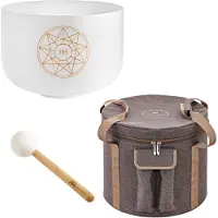 Meinl Solfeggio 12" Crystal Singing Bowl Set 285 Hz Note C#4