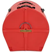 Hardcase 22 Bass Drum Case with Wheels Red