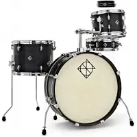 Dixon Drums Little Roomer Gig Pack w/Hardware & Bags Black Coal