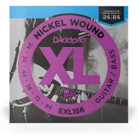 Daddario EXL156 Nickel-Wound Fender Bass VI Strings .024-.084