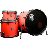 SJC Custom Drums SJC Drums Pathfinder 3pc Shell Pack Fresno Red