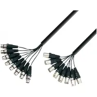 Adam hall 3 STAR 8 Way XLR (F) to XLR (M) Studio Loom Cable 5m