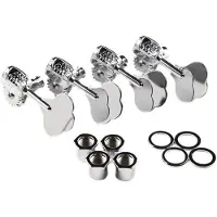 Fender Deluxe "F" Stamp Bass Tuning Machines (4) Chrome