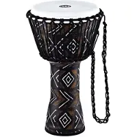 Meinl Travel Series 10" Djembe Synthetic Head Kanga Sarong