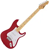 Gear4Music LA Select Elektrisk Gitar fra Rød