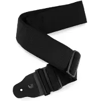 Daddario 74T000 3 Inch Wide Bass Guitar Strap w/ Internal Pad Black