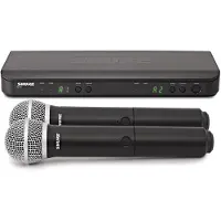 Shure BLX288/PG58 Dobbelt Håndholdte Trådløst Mikrofonsystem