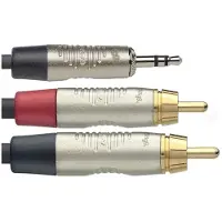 Stagg 1.5m Stereo Mini Jack to RCA Cable
