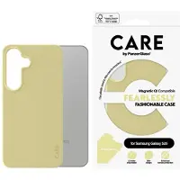 CARE by PanzerGlass Fashionable Case Chardonnay w. QI Compatible Samsung Galaxy S25
