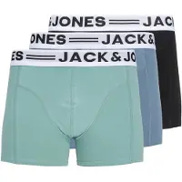 Jack & Jones Boxershorts - 3-pack - Noos - Sans - Mineral Blue/ - - 14 år (164) - Boxershorts