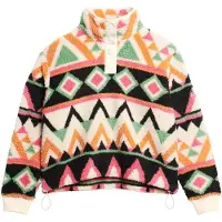 Superdry Super Soft Printed Henley Collegegenser