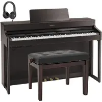 Roland HP702 Digital Pianopakke Mørkt Rosentre
